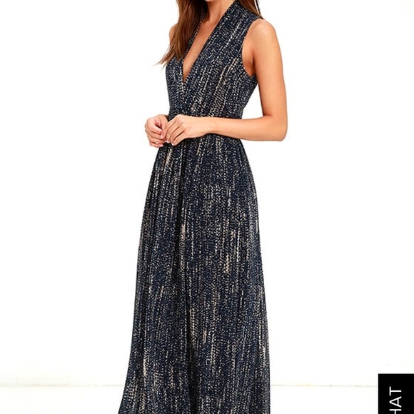 coast navy long dress